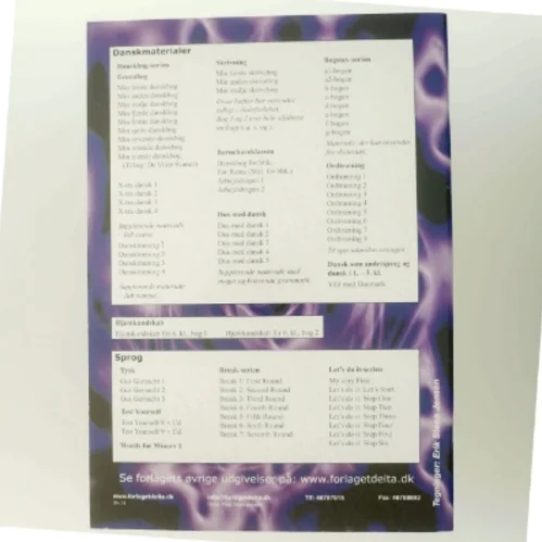 Dansk skolebog fra Forlaget Delta