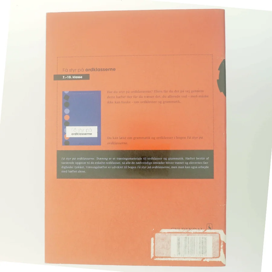 Få styr på ordklasserne. Træning af Peter Dürrfeld (Bog)