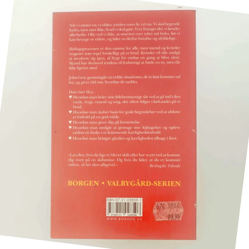 Mars og Venus i nye forhold : sådan finder du kærligheden igen efter et smerteligt brud eller tabet af din elskede af John Gray (f. 1951) (Bog)