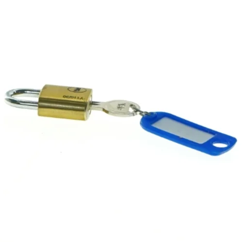 Bærbar hængelås med nøgle fra Yale (str. 5 x, 3 cm)