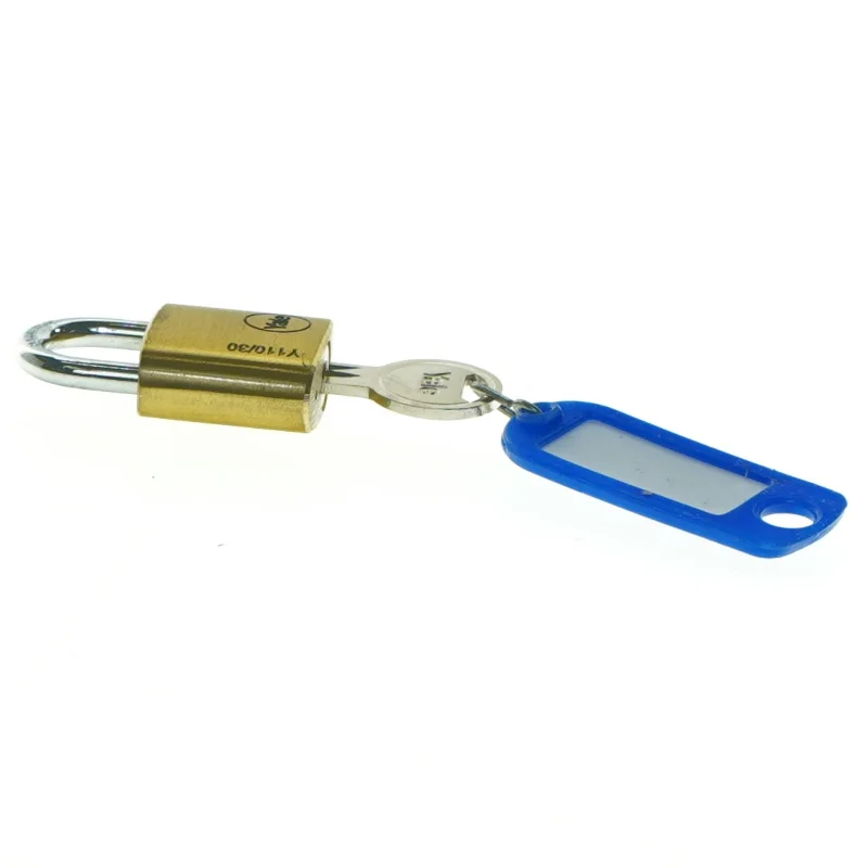 Bærbar hængelås med nøgle fra Yale (str. 5 x, 3 cm)