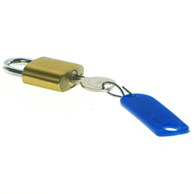 Bærbar hængelås med nøgle fra Yale (str. 5 x, 3 cm)