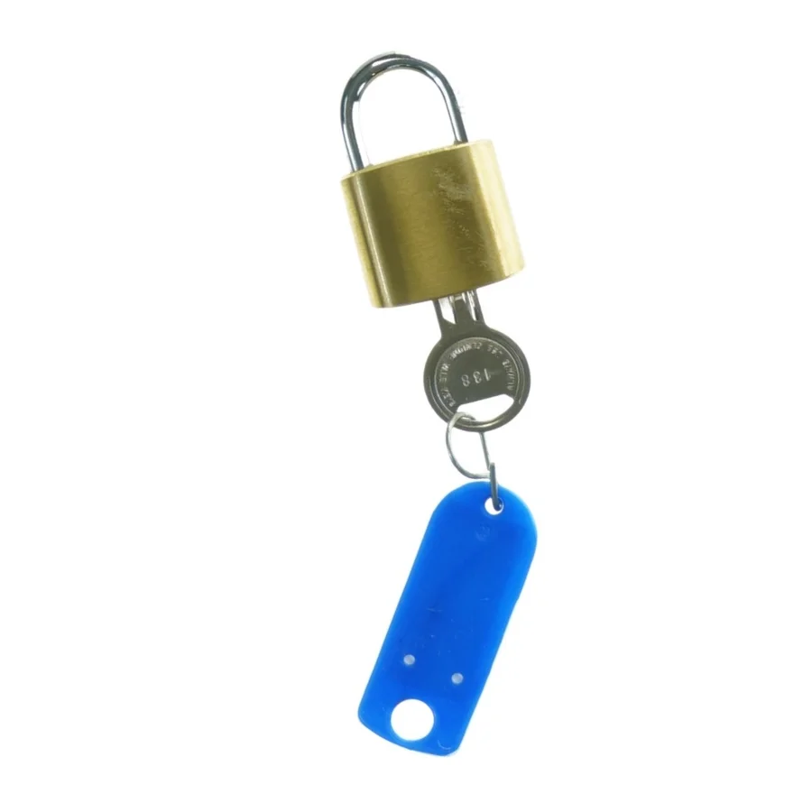 Bærbar hængelås med nøgle fra Yale (str. 5 x, 3 cm)