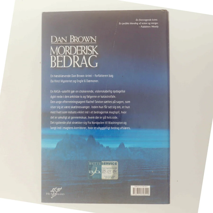 Morderisk bedrag af Dan Brown (Bog)