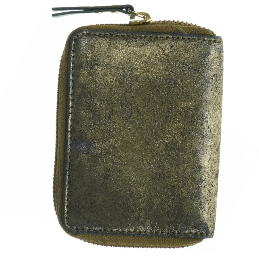 Læder pung fra Aura (str. 12 x 9 cm)