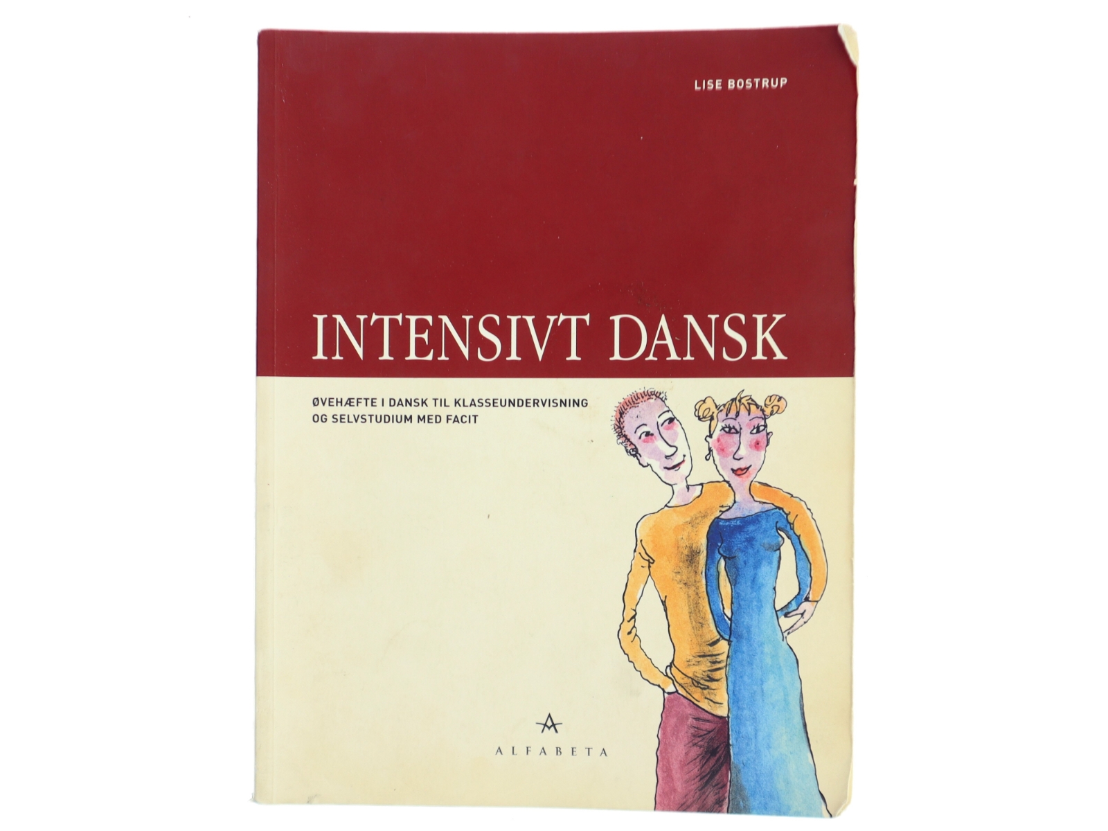 Intensivt dansk : øvehæfte i dansk til klasseundervisning og selvstudium med facit af Lise Bostrup (Bog)