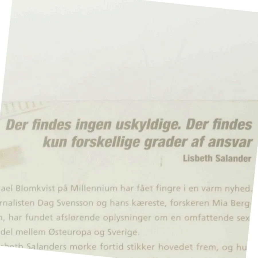 Pigen Der Legede Med Ilden (Millennium, 2. Bind) af Stieg Larsson (Bog)