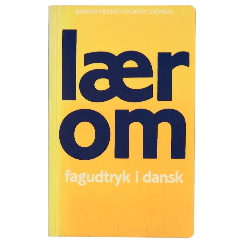 Ordbog over fagudtryk i dansk fra Gyldendal