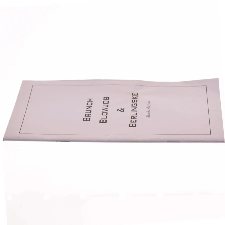 Brunch, Blowjob og Berlingske af Noeisha Ali Aden (Digtsamling)