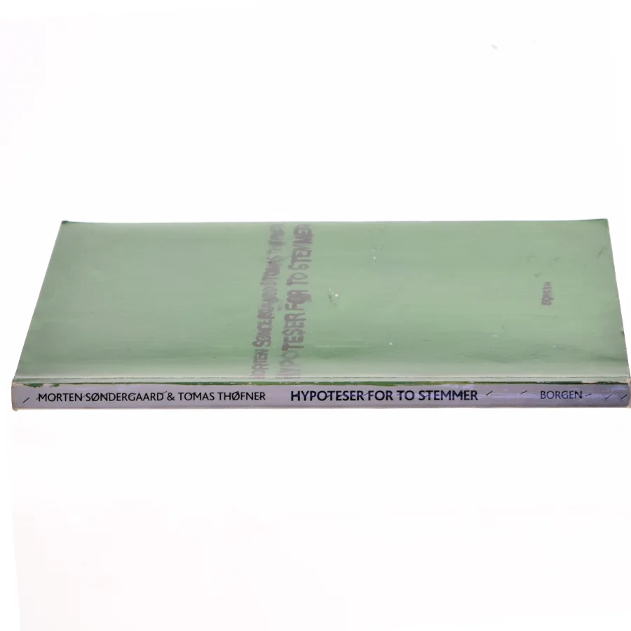 Hypoteser for to stemmer af Morten Søndergaard, Tomas Thøfner (Bog)