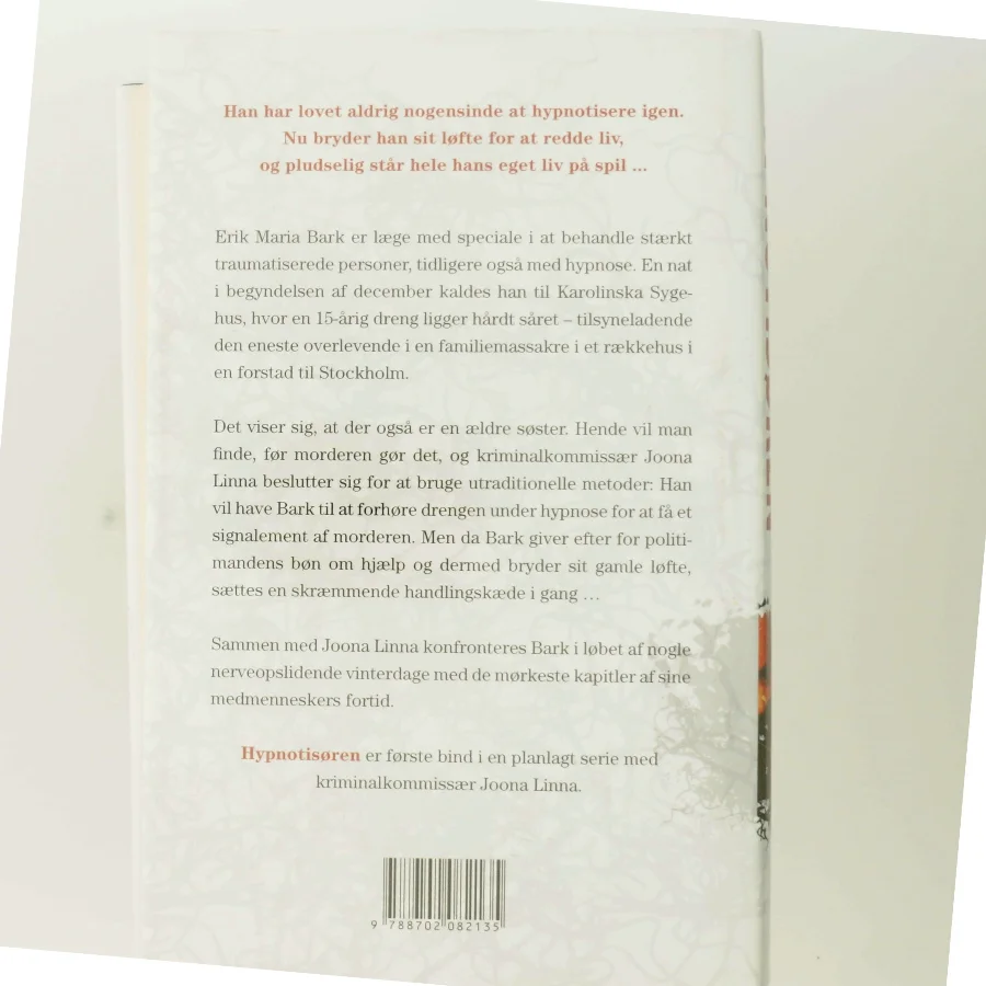 Hypnotisøren af Lars Kepler (Bog)