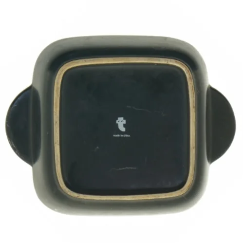Sort bakke med håndtag fra Tiger (str. 19 x 15 x 4,5 cm)