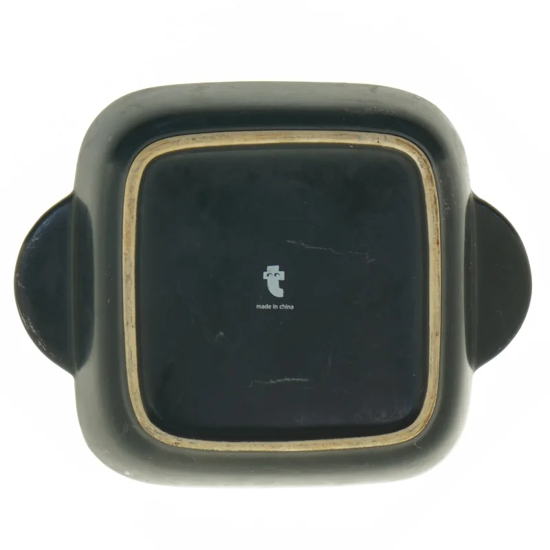 Sort bakke med håndtag fra Tiger (str. 19 x 15 x 4,5 cm)
