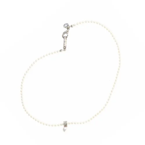 Perlehalskæde med vedhæng fra Pilgrim (str. Kæde 41 komma 5 cm)