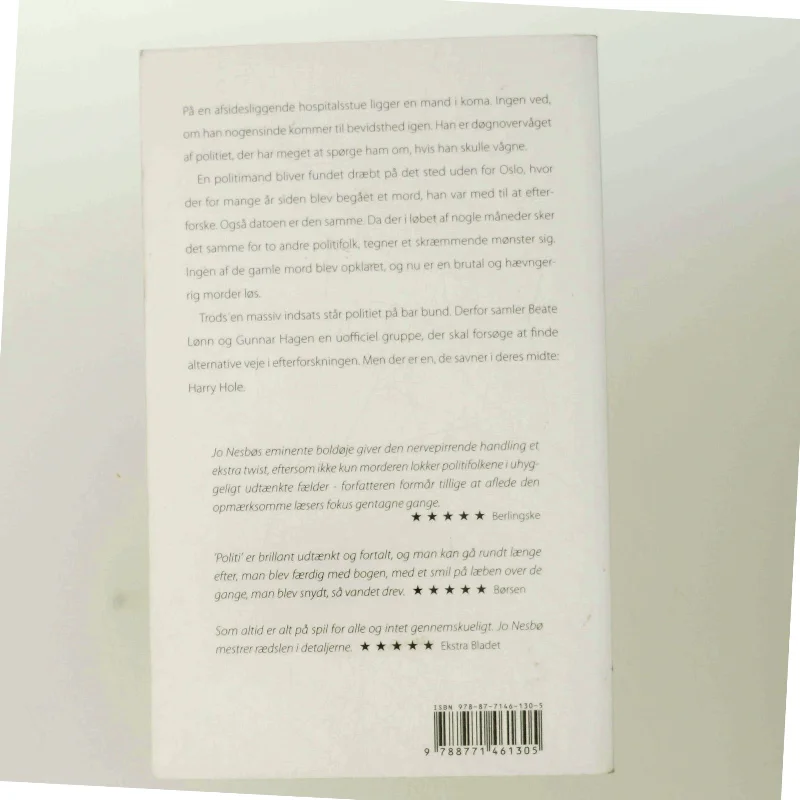 Politi af Jo Nesbø (Bog)