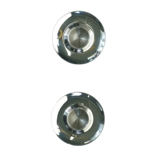 Krom lysestager fra Rosti (str. Diameter 11 cm)