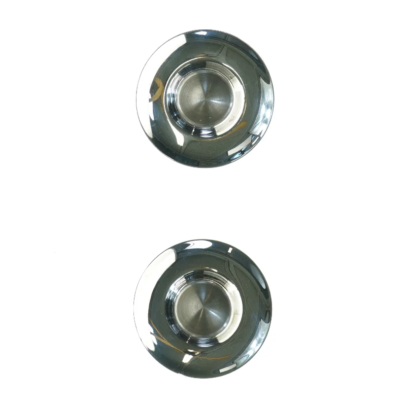 Krom lysestager fra Rosti (str. Diameter 11 cm)