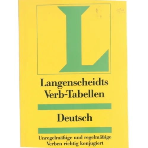 Langenscheidts Verb-Tabellen Deutsch af Heinz F. Wendt (Bog)