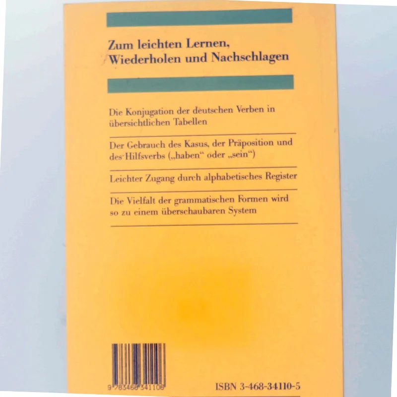 Langenscheidts Verb-Tabellen Deutsch af Heinz F. Wendt (Bog)