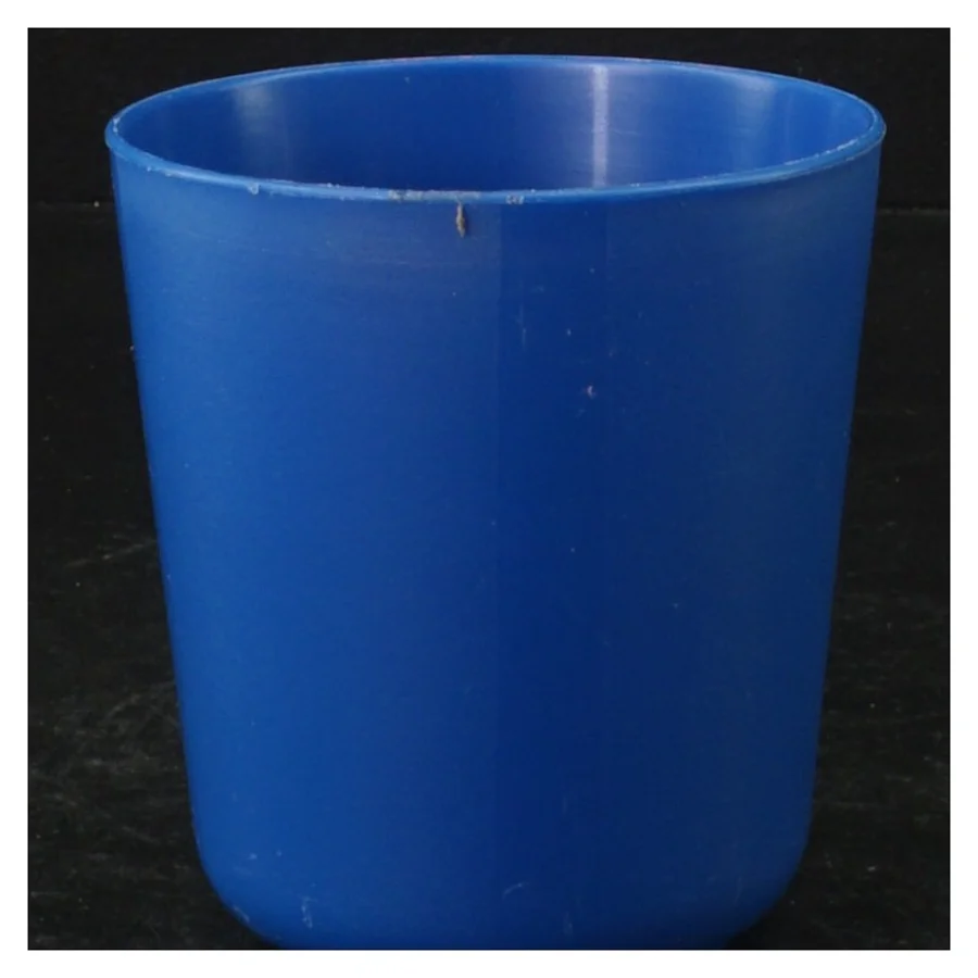 Blå plastikskåle fra IKEA