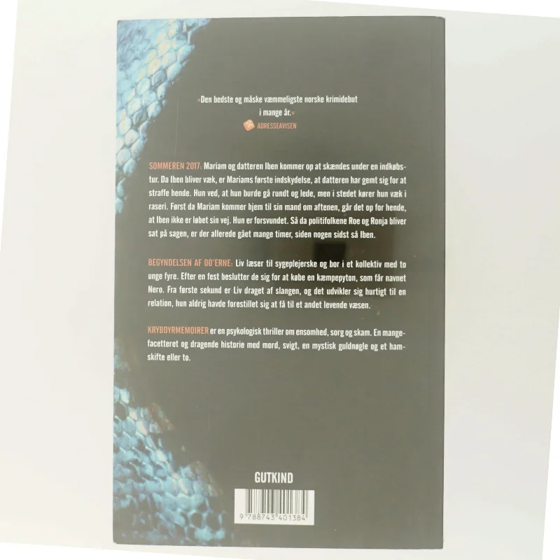 Krybdyrmemoirer af Silje O. Ulstein (f. 1985) (Bog)