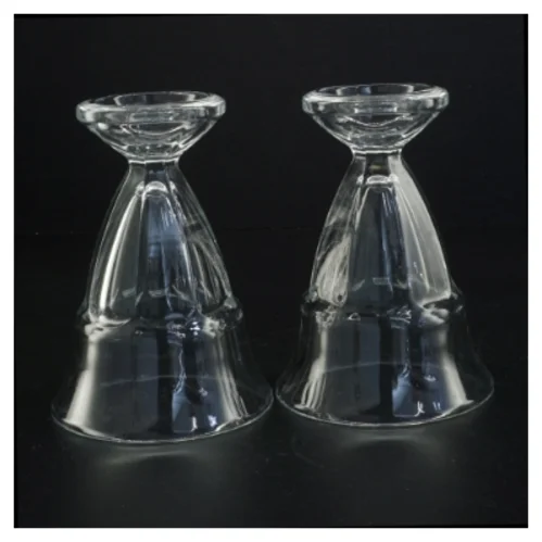 2 Glasskåle til desserter (str. 14 x 10 cm)