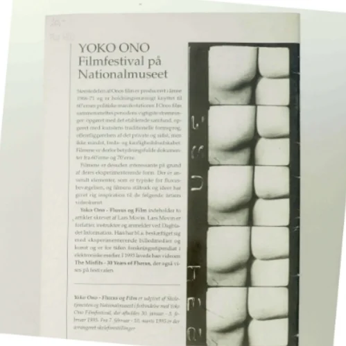 Yoko Ono: Fluxus og Film Bog