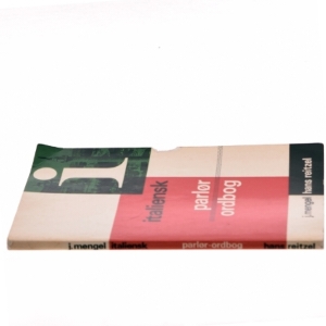 Italiensk Parlør Ordbog af J. Mengel (Bog)