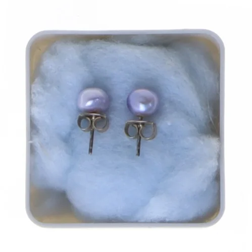 Ørestikker med perle fra Juwelier Atelier (str. 6 mm)