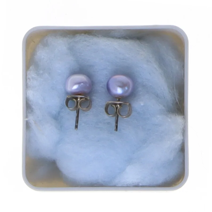 Ørestikker med perle fra Juwelier Atelier (str. 6 mm)