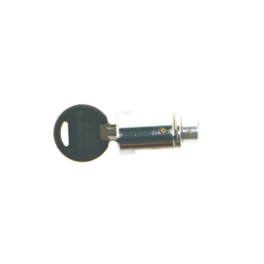 Cylinderlås med nøgle (str. 7 x 3 cm)