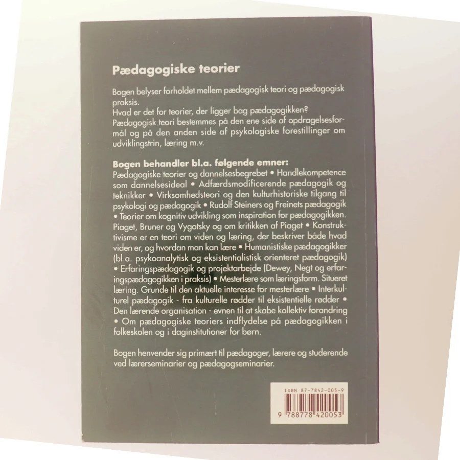 Pædagogiske teorier af Niels Jørgen Bisgaard (Bog)