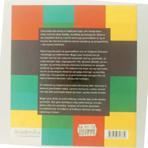 Bevidste sproglige erfaringer på mellemtrinnet af Jørgen Grosbøll (Bog)