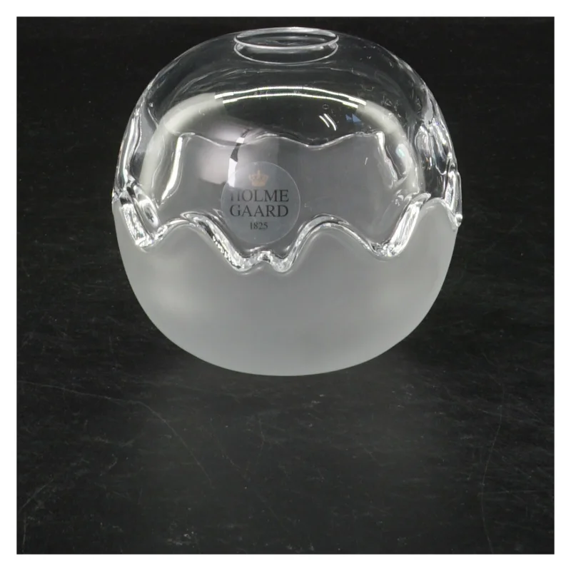 Glas æg fra Holmegaard fra Holmegaard (str. 8x8 cm)
