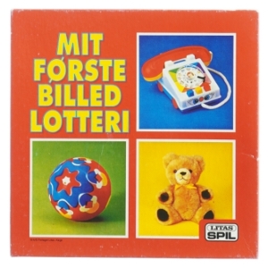 Billedlotterispil fra Litas Spil (str. 22 x 22 x 5 cm)