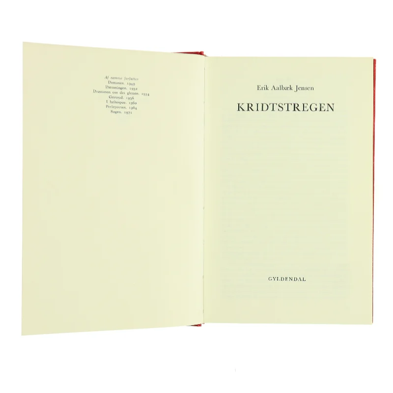 Kridtstregen af Erik Aalbæk Jensen (Bog)