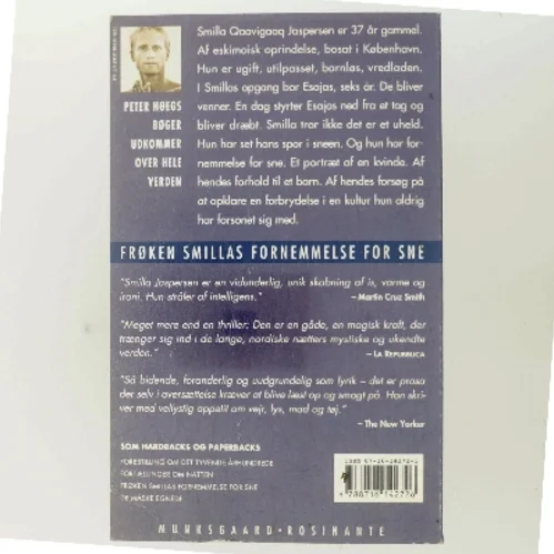 Frøken Smillas fornemmelse for sne : roman af Peter Høeg (f. 1957-05-17) (Bog)