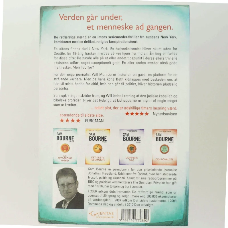 De retfærdige mænd af Sam Bourne (Bog)