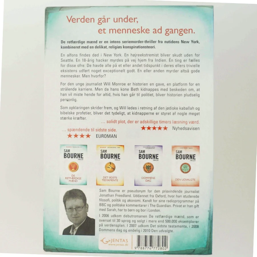 De retfærdige mænd af Sam Bourne (Bog)