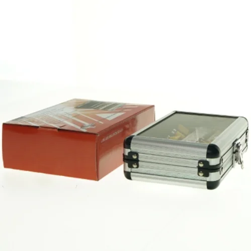 Bitsæt i aluminiumsboks fra Mitsutomo (str. 19 x, 14 x 6 cm)