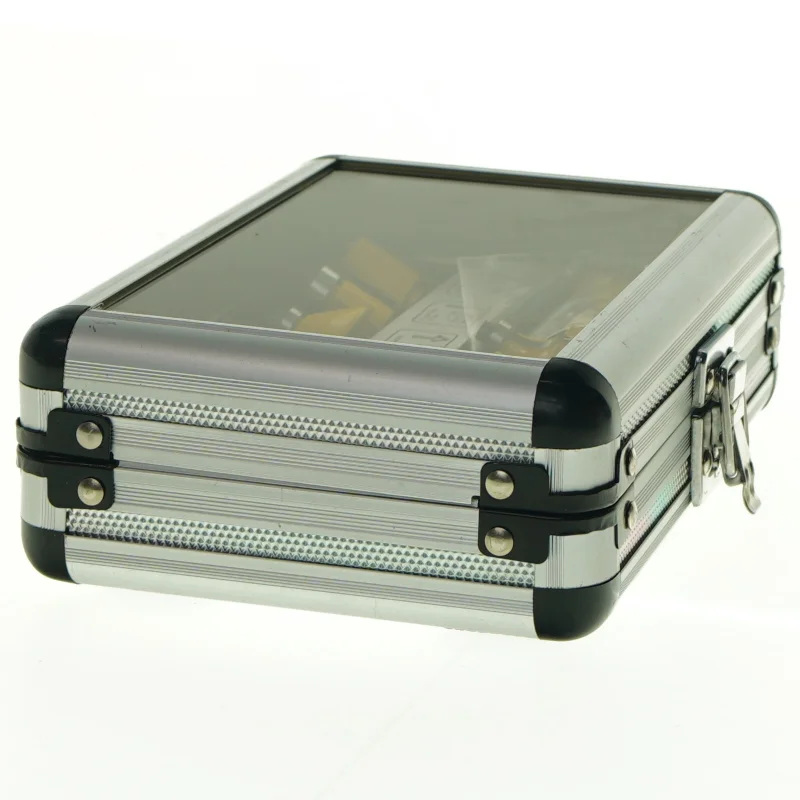 Bitsæt i aluminiumsboks fra Mitsutomo (str. 19 x, 14 x 6 cm)