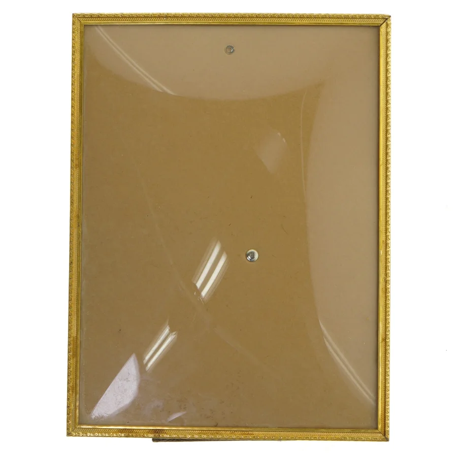 Gammel billedramme (str. 24x18 cm)