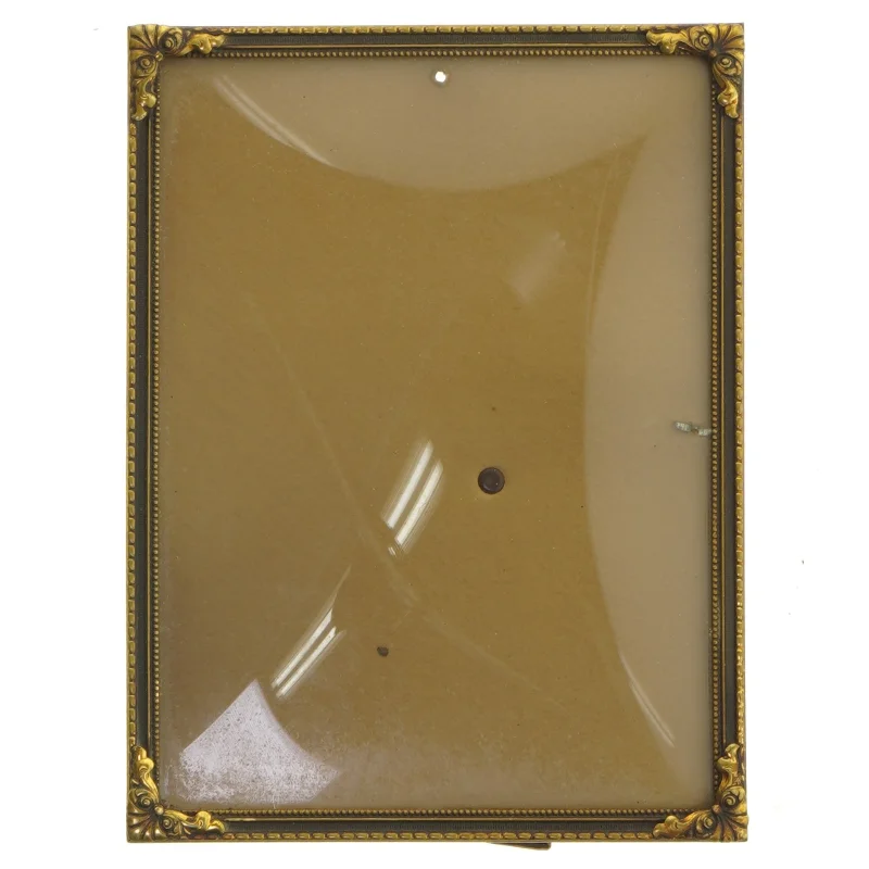 Gylden gammel billedramme (str. 20,5x15,5 cm)