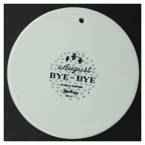 Dekorative vægplatter af Bjørn Wiinblad fra Nymölle (str. Ø. 15 cm. 5 styk)