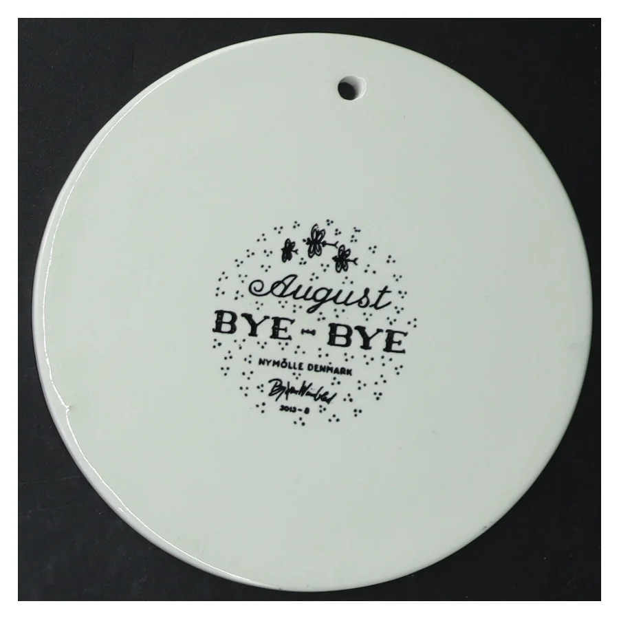 Dekorative vægplatter af Bjørn Wiinblad fra Nymölle (str. Ø. 15 cm. 5 styk)