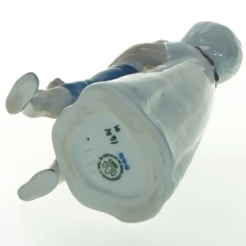 Porcelænsfigur af to børn fra B&G (str. 18x10 cm)