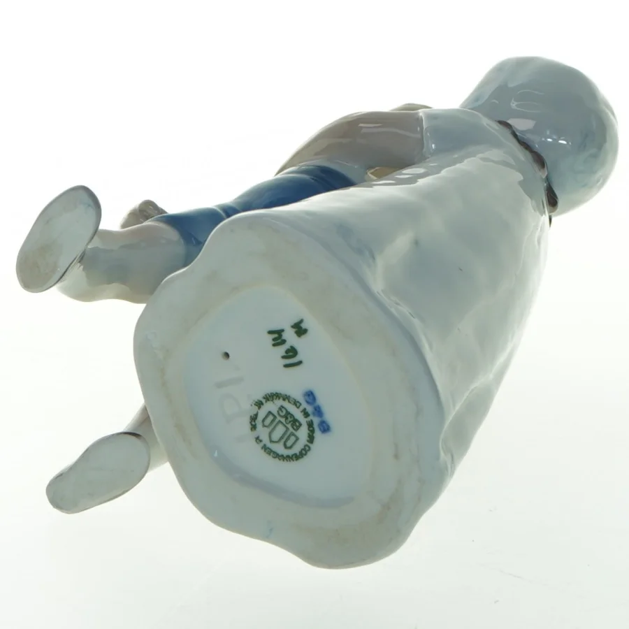 Porcelænsfigur af to børn fra B&G (str. 18x10 cm)