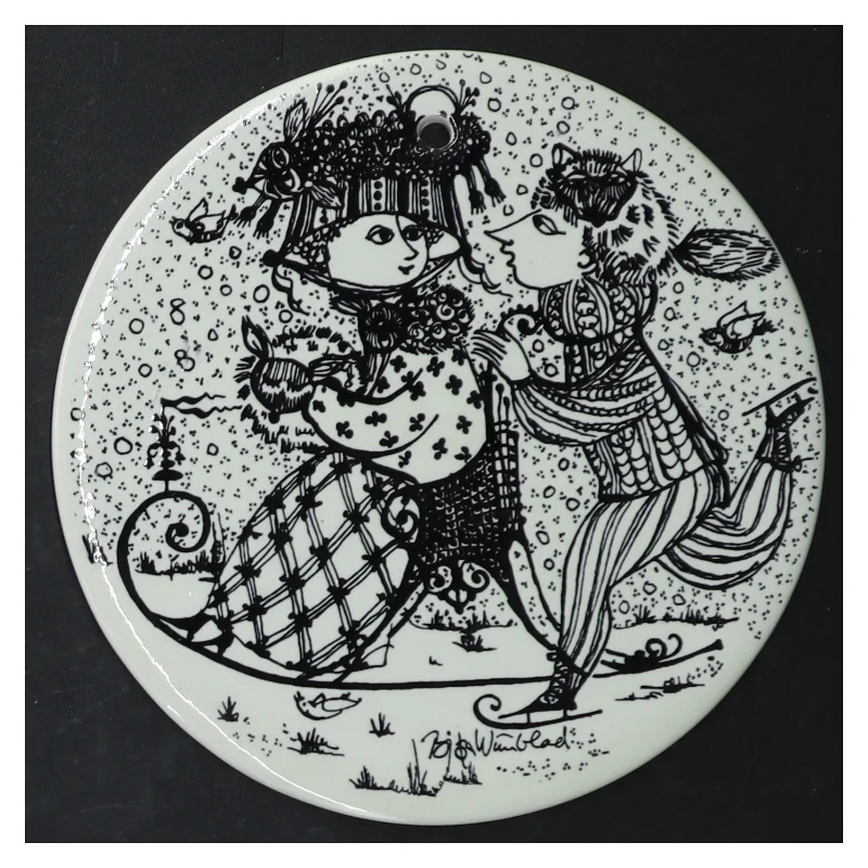 Samlerplatte fra Nymölle (str. Ø. 15 cm. 3 styk)