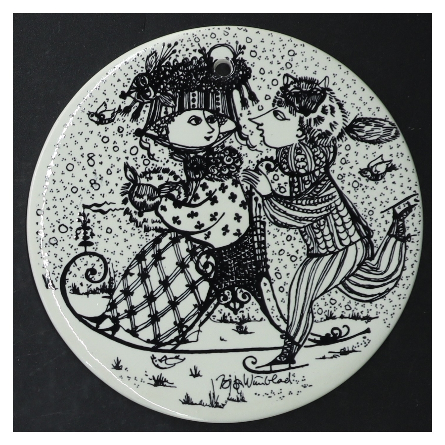 Samlerplatte fra Nymölle (str. Ø. 15 cm. 3 styk)