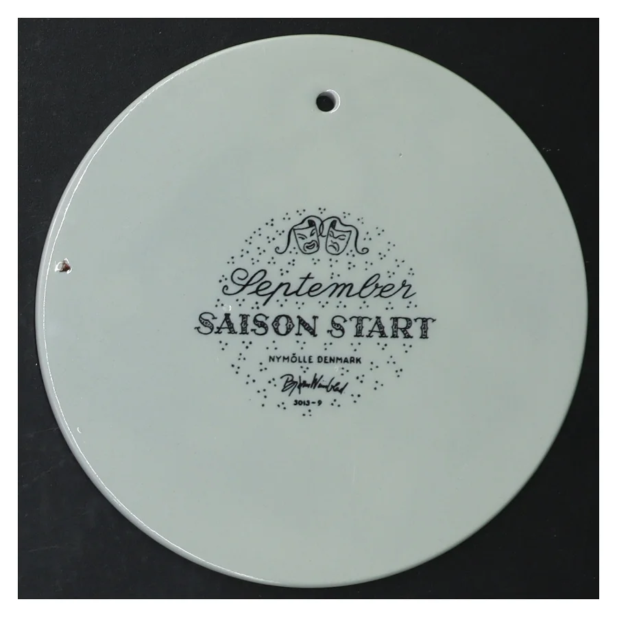 Samlerplatte fra Nymölle (str. Ø. 15 cm. 3 styk)